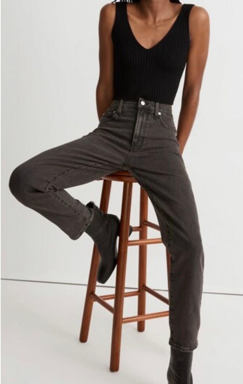 Madewell The Perfect Vintage Jean Lunar Wash Tapered High Rise - Sz 26P